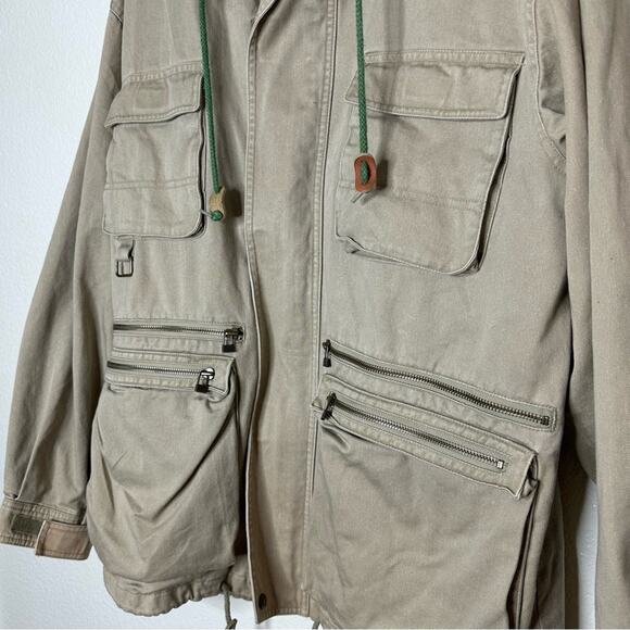 Eddie Bauer Hunting Hiking Fishing Cargo Jacket Medium - Picture 3 of 8